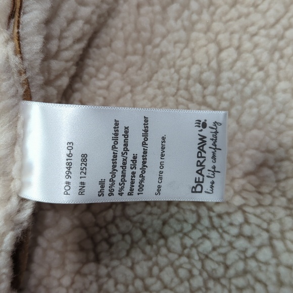 BearPaw Suede and Sherpa Jacket New with Tags - Picture 8 of 11